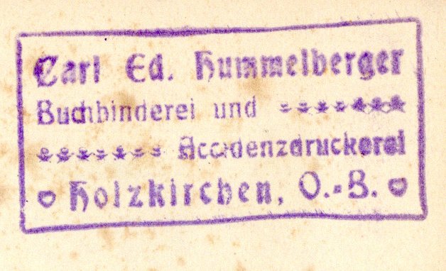 Stempel Carl Ed. Hummelberger